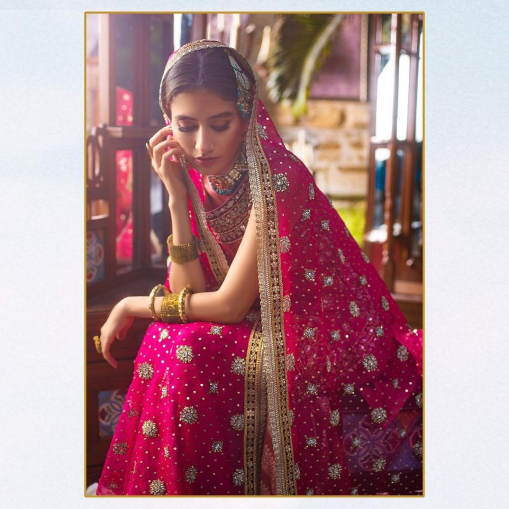 Zainab Chottani's Noor Bridal Collection featuring Syra Yousuf