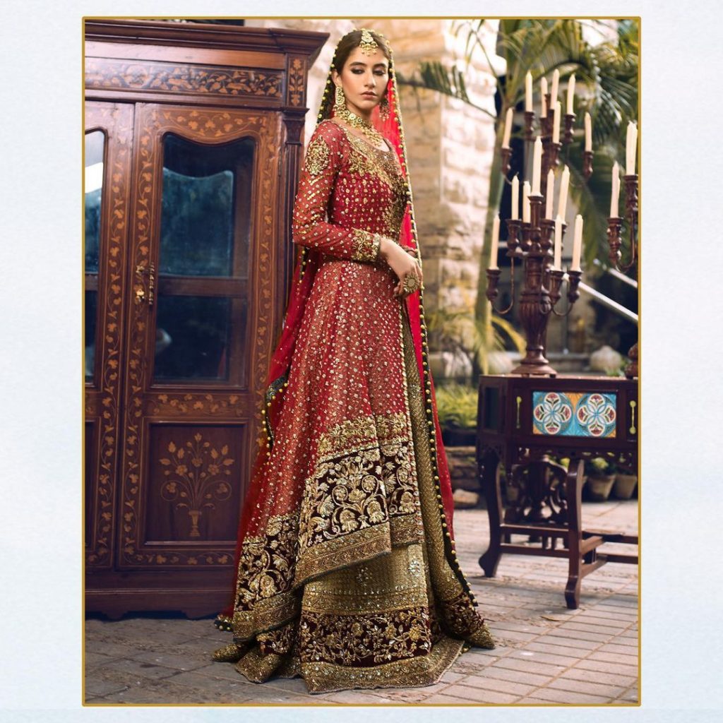 Zainab Chottani's Noor Bridal Collection featuring Syra Yousuf