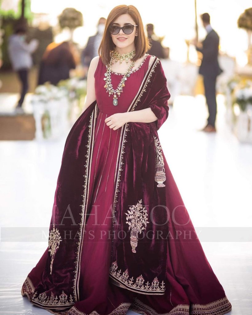 Aima Baig Sister Komal Baig Wedding Pictures