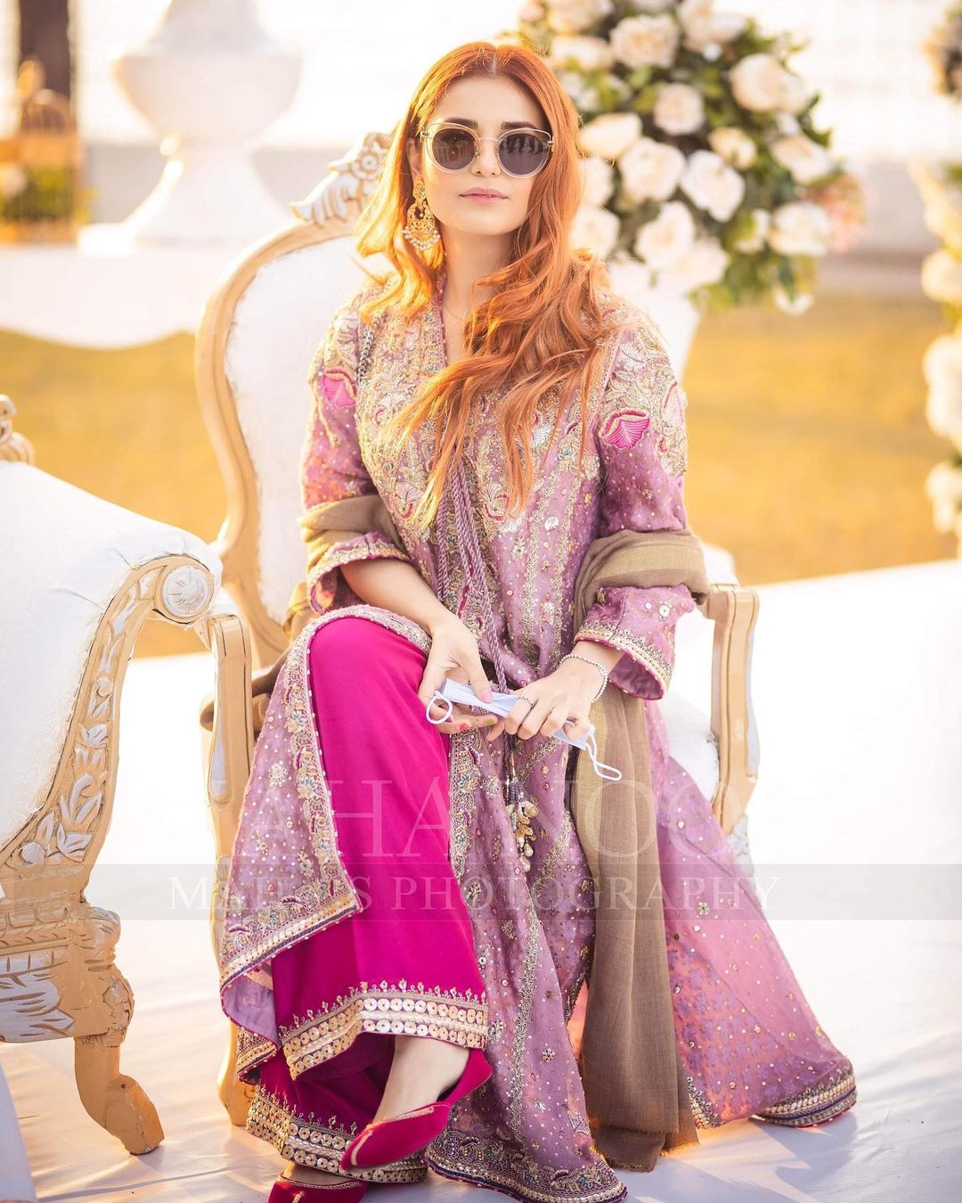 Aima Baig Sister Komal Baig Wedding Pictures Reviewit.pk