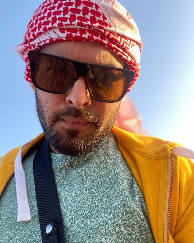 Zara Noor And Asad Siddiqui Exploring Deserts In Dubai
