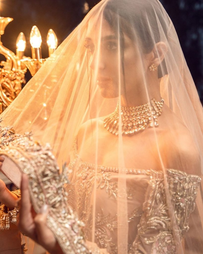 Faiza Saqlain Luxurious Bridal Couture Collection Featuring Maya Ali And Sheheryar Munawar