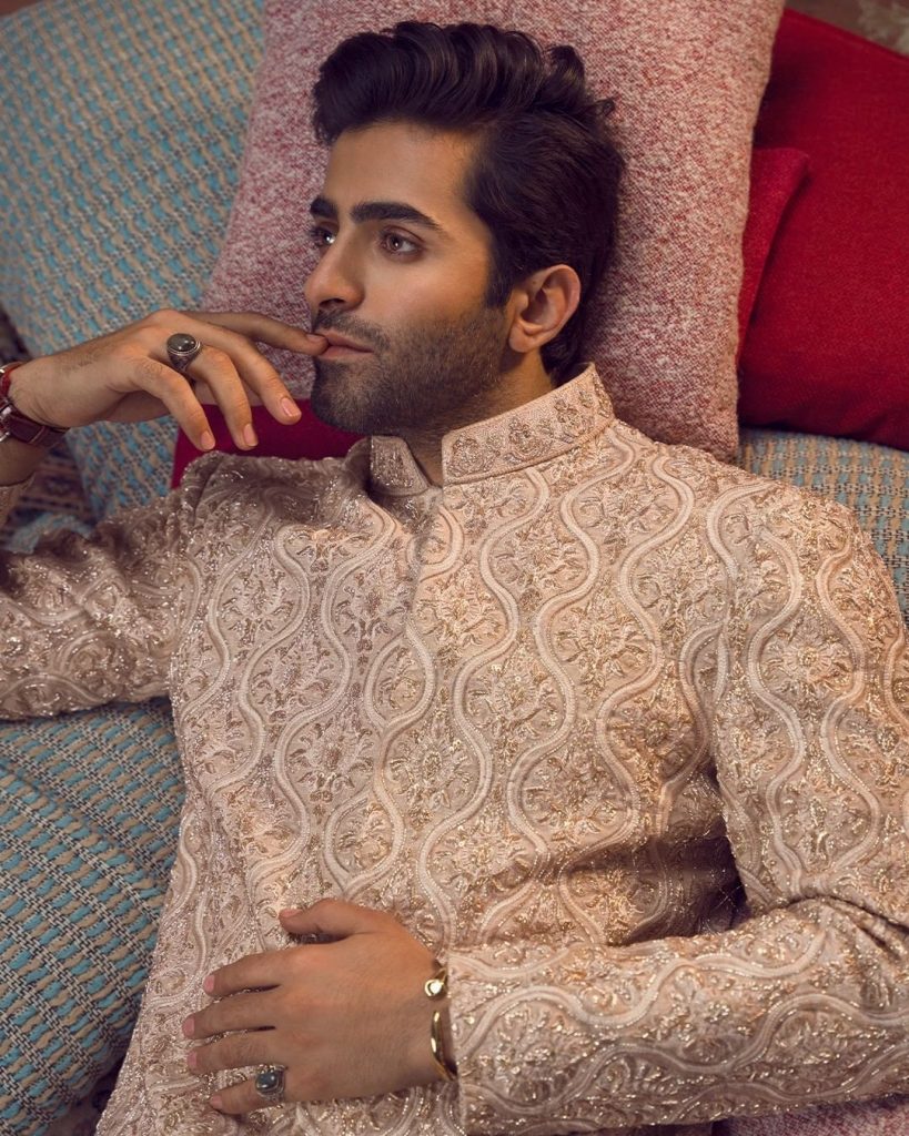 Faiza Saqlain Luxurious Bridal Couture Collection Featuring Maya Ali And Sheheryar Munawar