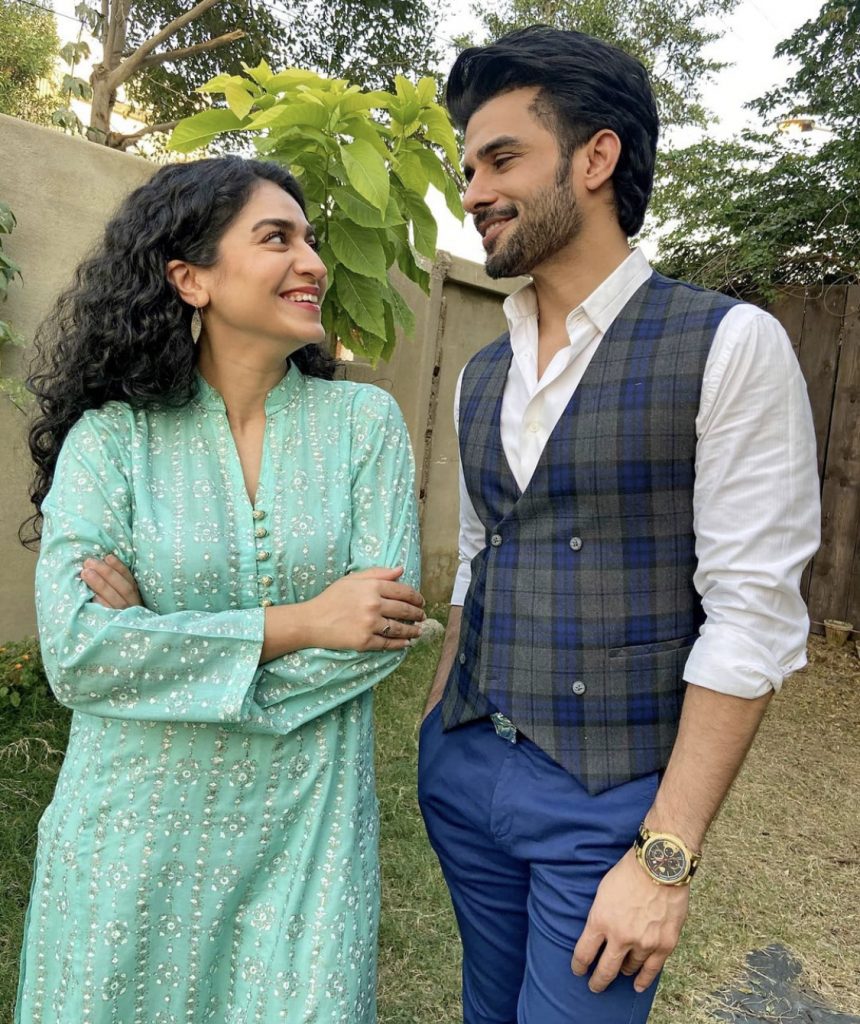 Hajra Yamin Shares A Strong Friendship Bond With Fahad Sheikh