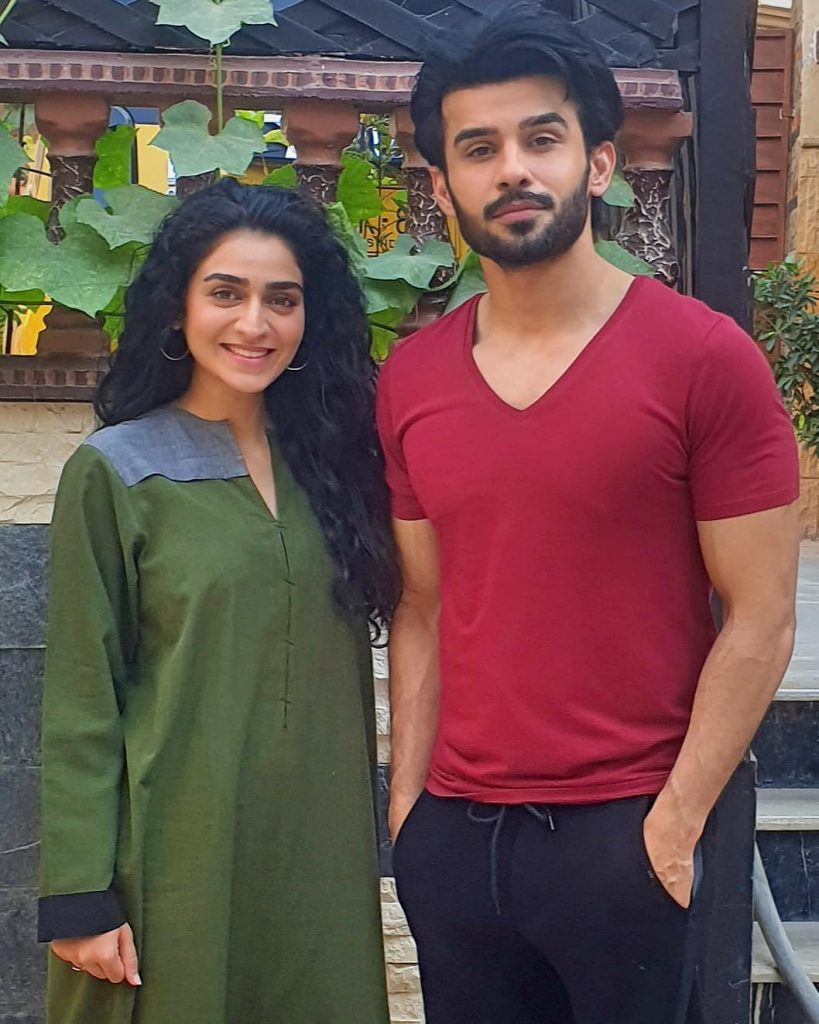 Hajra Yamin Shares A Strong Friendship Bond With Fahad Sheikh