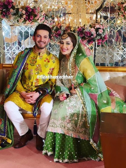 Exclusive Pictures From Mehndi Event Of Naimal Khawar's Sister