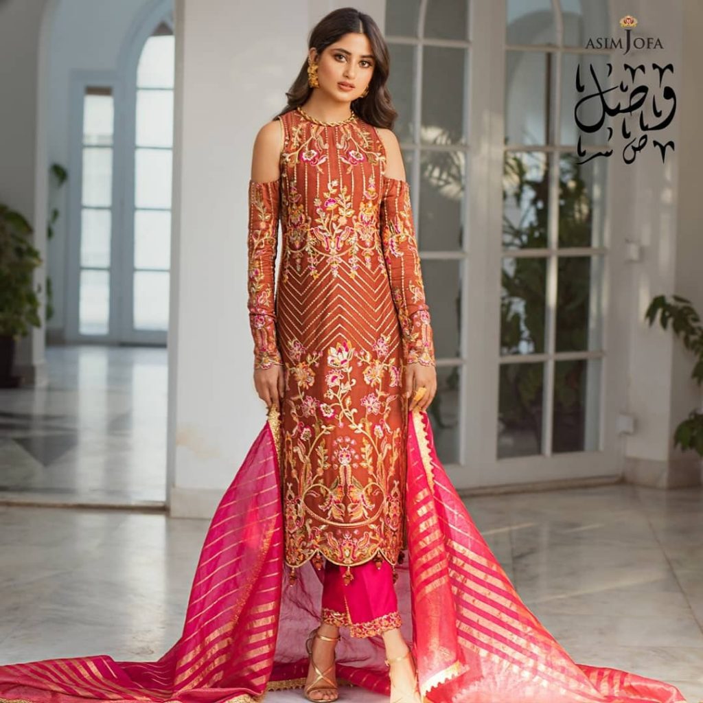 Latest Upcoming Collection Of Asim Jofa Featuring Sajal Ali