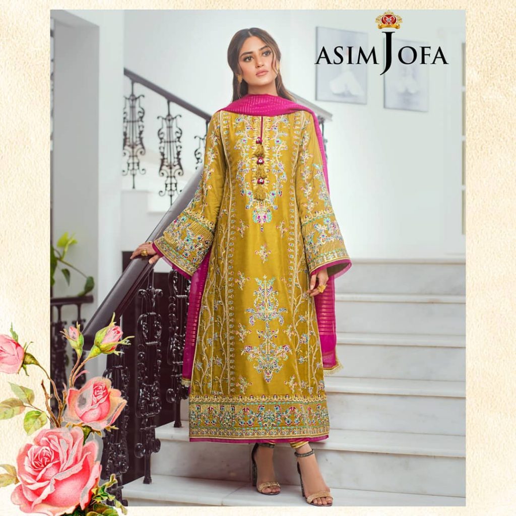 Latest Upcoming Collection Of Asim Jofa Featuring Sajal Ali