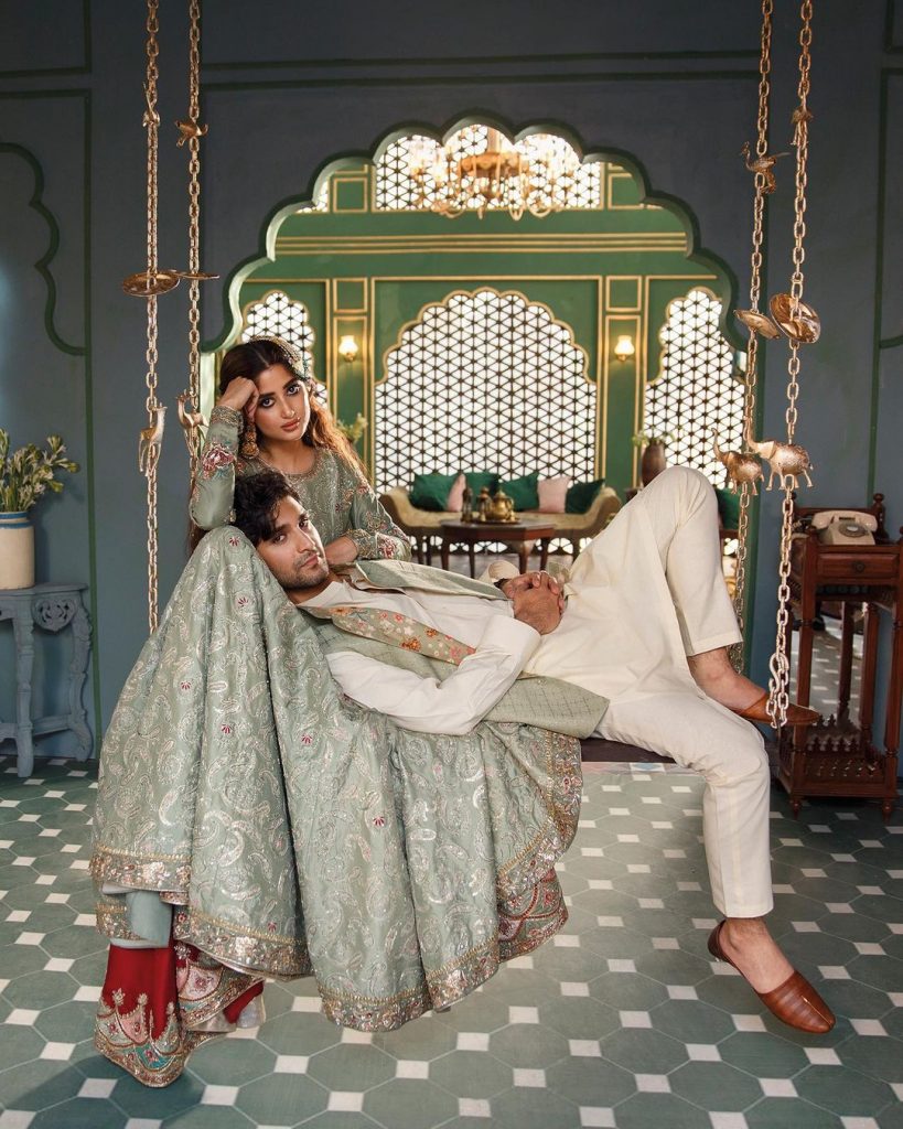 Latest Shoot Of The Adorable Couple Sajal Ali And Ahad Raza Mir