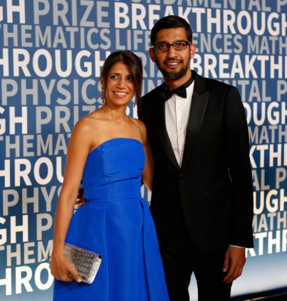 Sundar Pichai Wife | 10 Enrapturing Pictures | Reviewit.pk