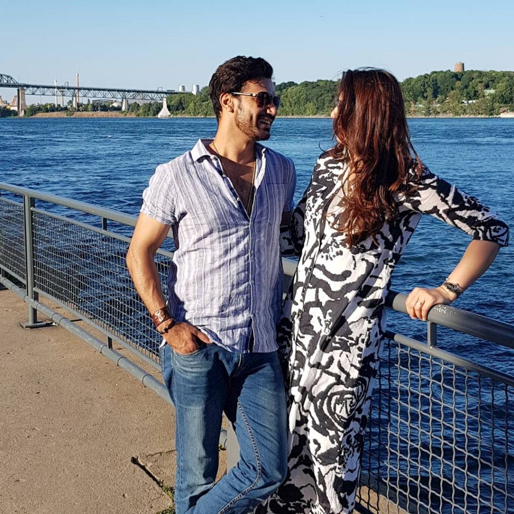 Latest Pictures of Zahid Ahmed With His Wife