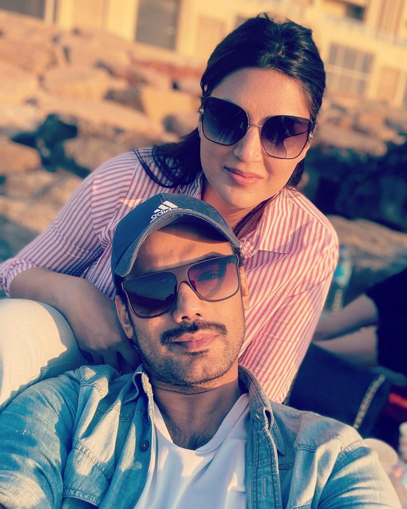 Latest Pictures of Zahid Ahmed With His Wife