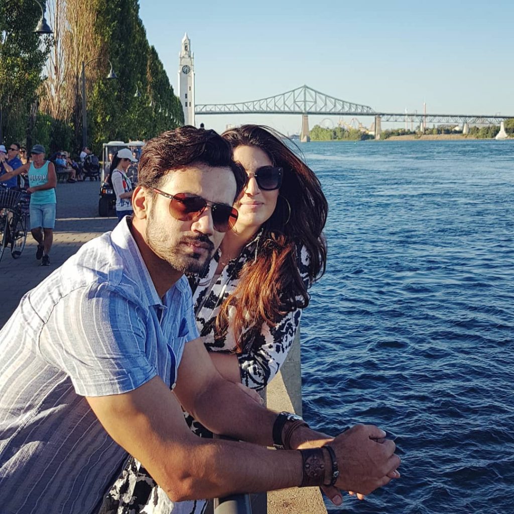 Latest Pictures of Zahid Ahmed With His Wife