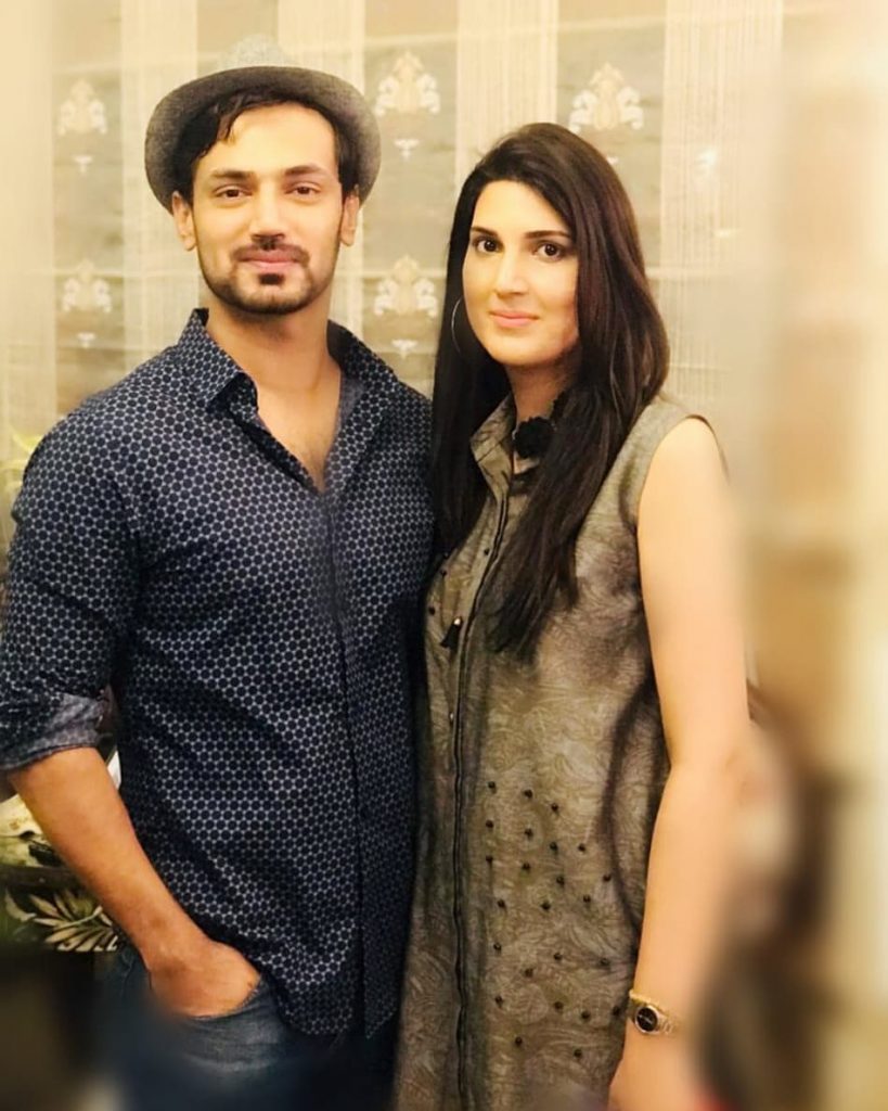 Latest Pictures of Zahid Ahmed With His Wife