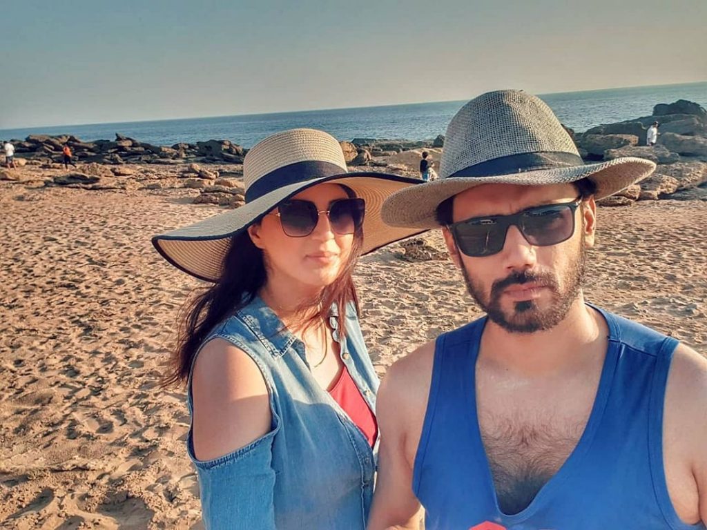 Latest Pictures of Zahid Ahmed With His Wife