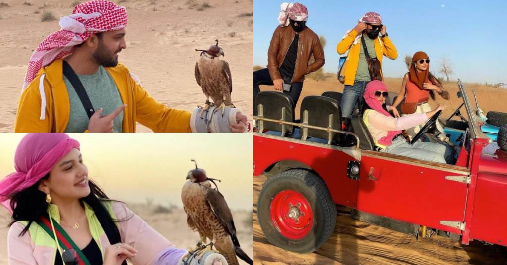 Zara Noor And Asad Siddiqui Exploring Deserts In Dubai