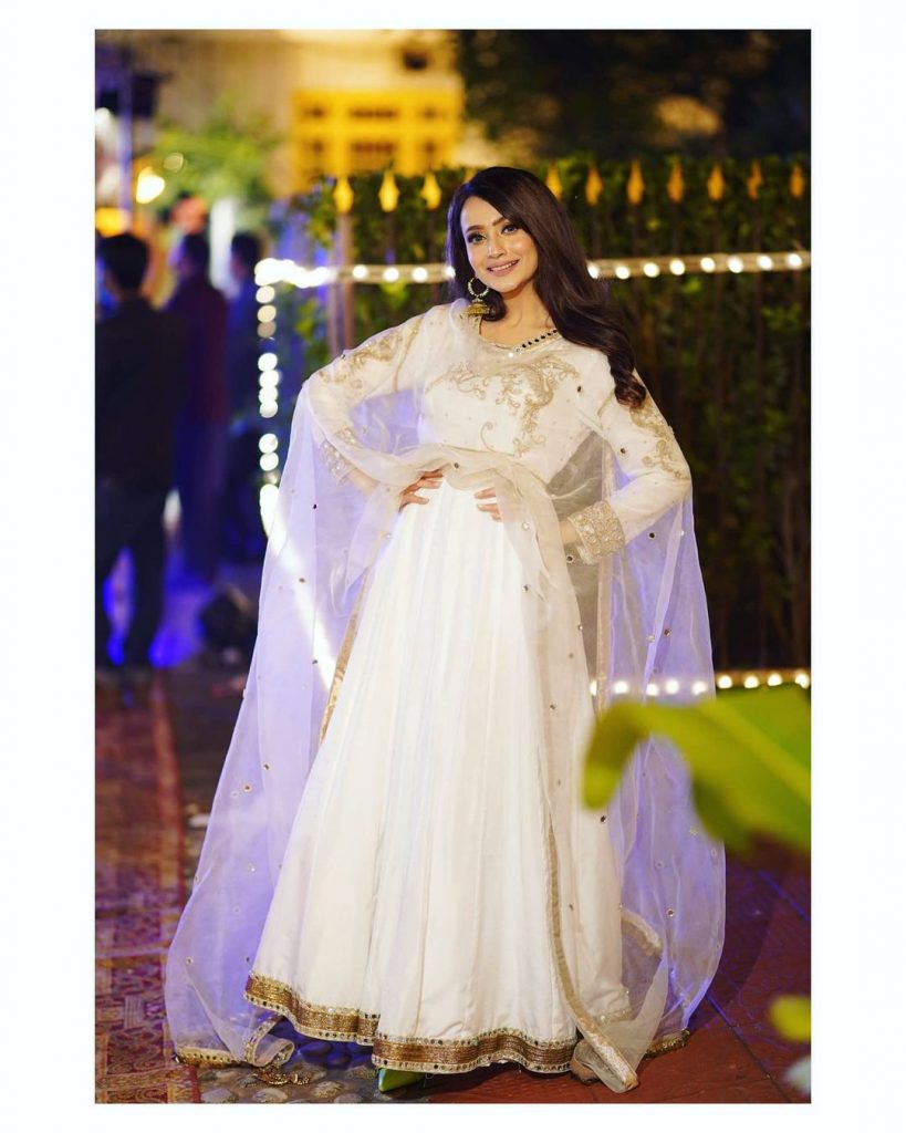 Zarnish Khan Spotted At A Friends Wedding Event