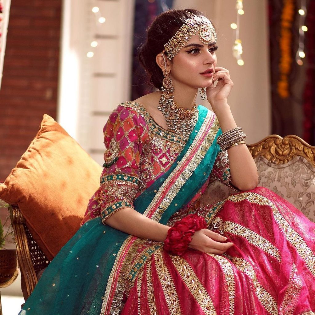 Latest Bridal Shoot Featuring The Stunner Zubab Rana