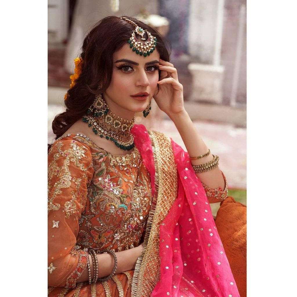 Latest Bridal Shoot Featuring The Stunner Zubab Rana