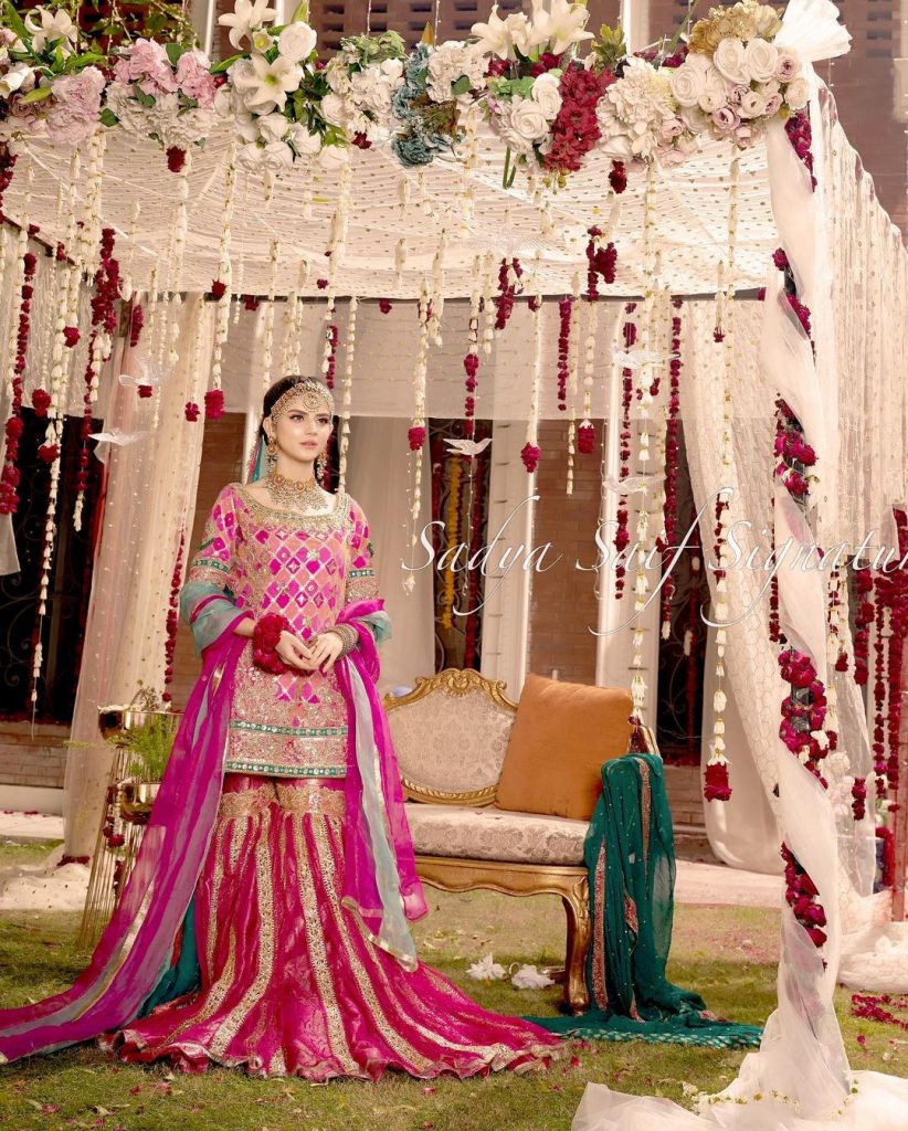 Latest Bridal Shoot Featuring The Stunner Zubab Rana