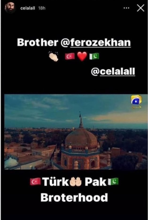 Turkish Actor Celal Al Can't Stop Praising Feroze Khan