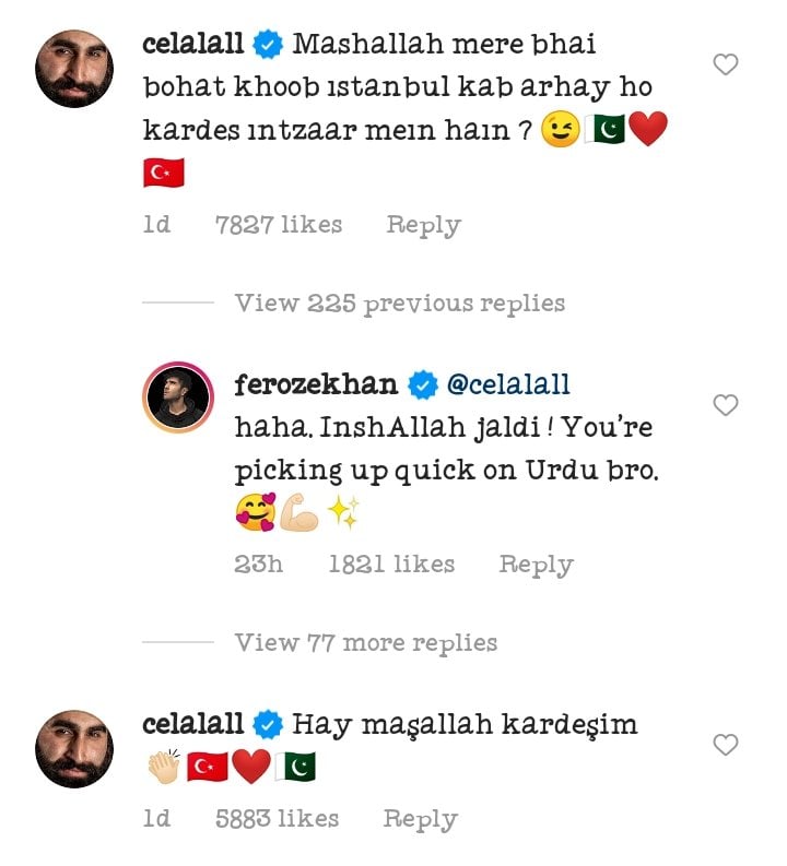 Turkish Actor Celal Al Can't Stop Praising Feroze Khan