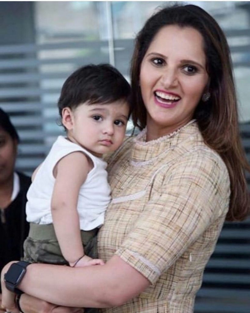 Sania Mirza Shares Picture Of Son in Helmet