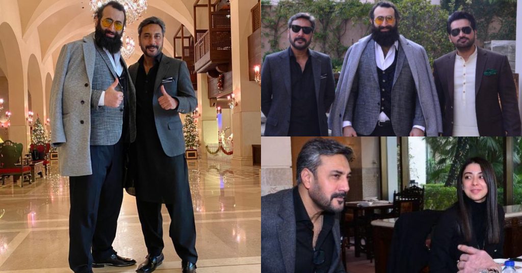 Adnan Siddiqui And Humayun Saeed Greeted Turkish Star Celal Al In Islamabad