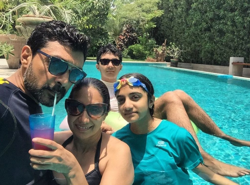 Actor Aly Khan Family Pictures