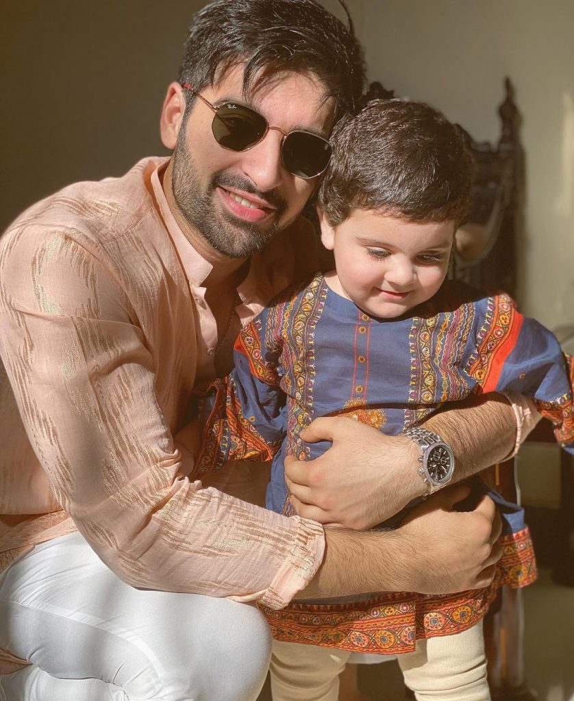 Muneeb Butt Shares Adorable Pictures With Amal Muneeb