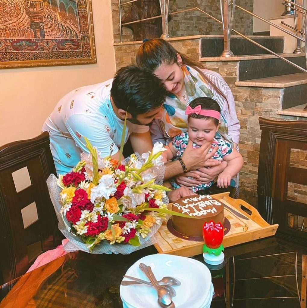 Muneeb Butt Shares Adorable Pictures With Amal Muneeb