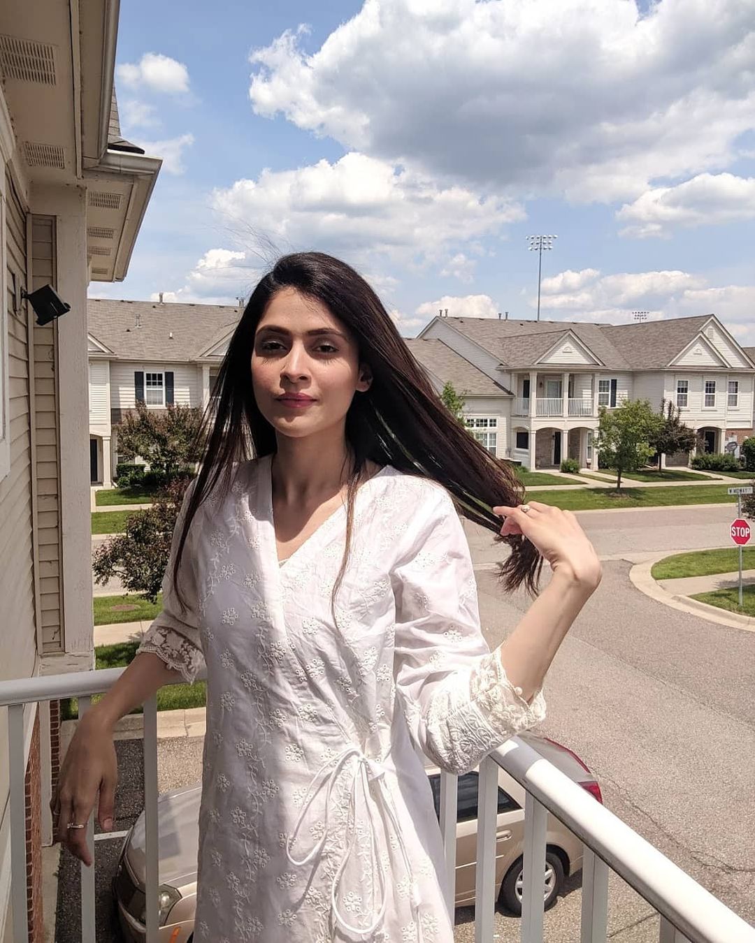 Arij Fatyma with Her Husband and Son in Canada - Latest Clicks