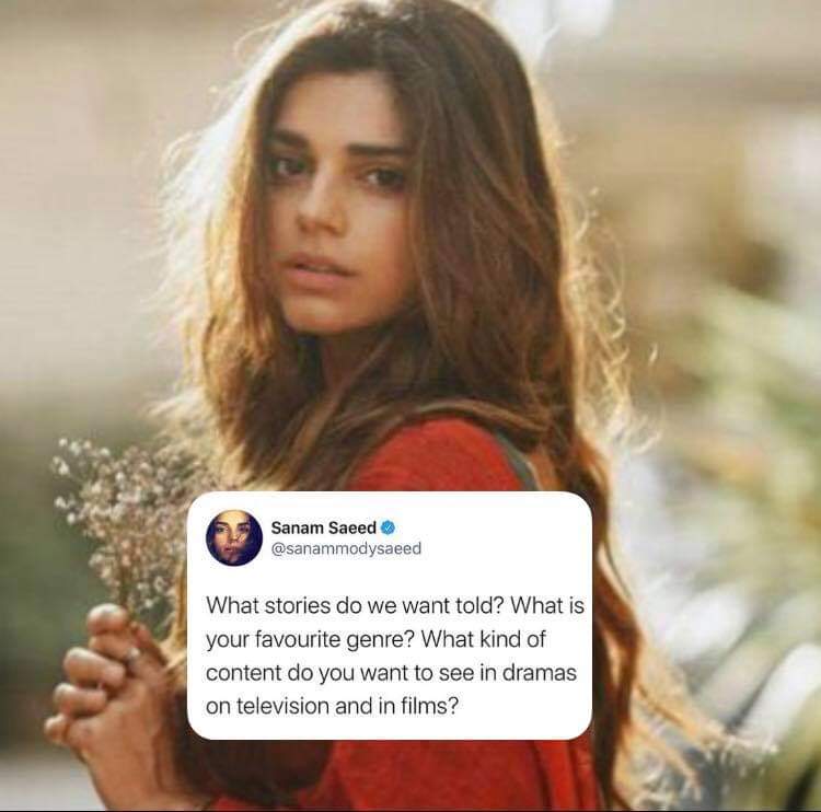 Sanam Saeed Asks a Question From Fans