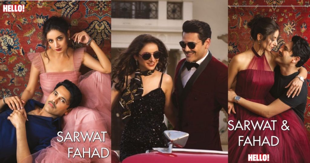 Sarwat Gillani And Fahad Mirza Latest Photoshoot For Hello Magazine