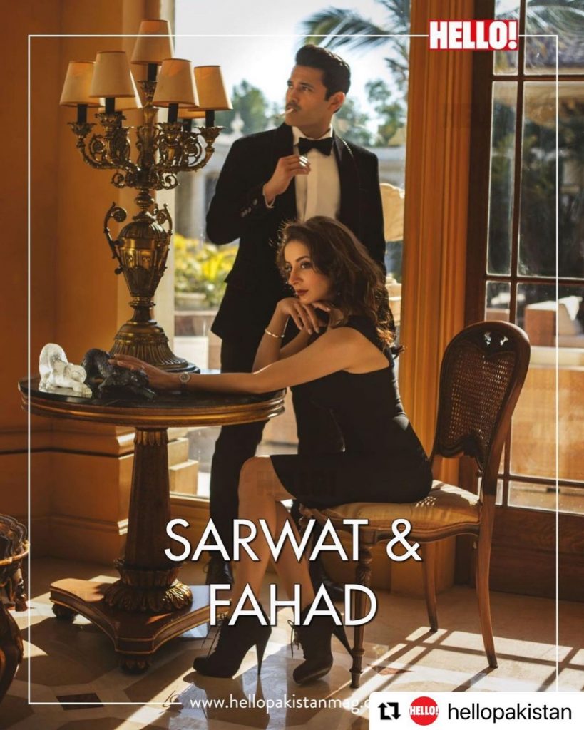 Sarwat Gillani And Fahad Mirza Latest Photoshoot For Hello Magazine