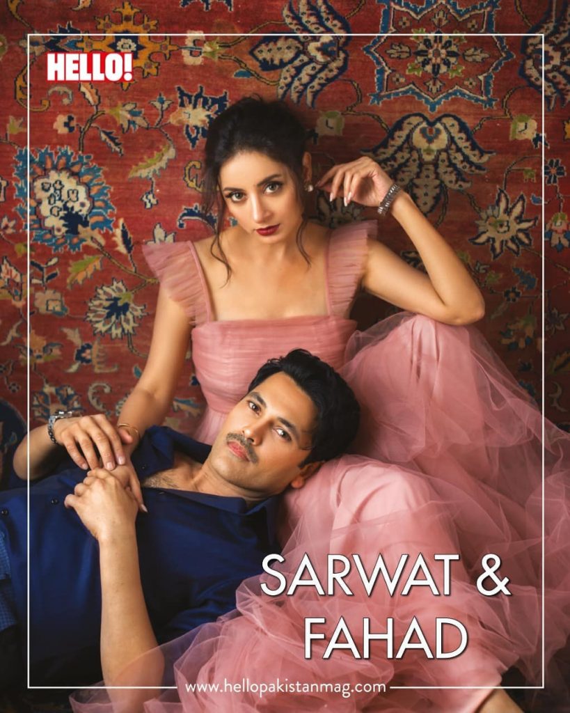 Sarwat Gillani And Fahad Mirza Latest Photoshoot For Hello Magazine