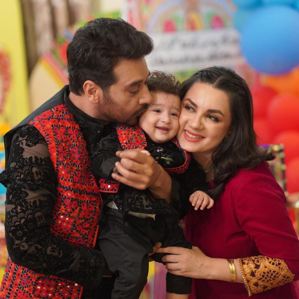 Faysal Qureshi Celebrates 1st Birthday Of His Son