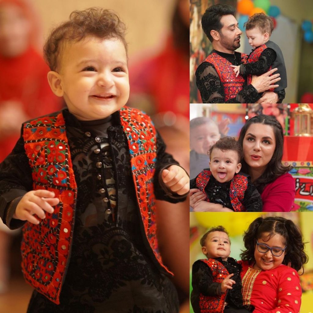 Faysal Qureshi Celebrates 1st Birthday Of His Son