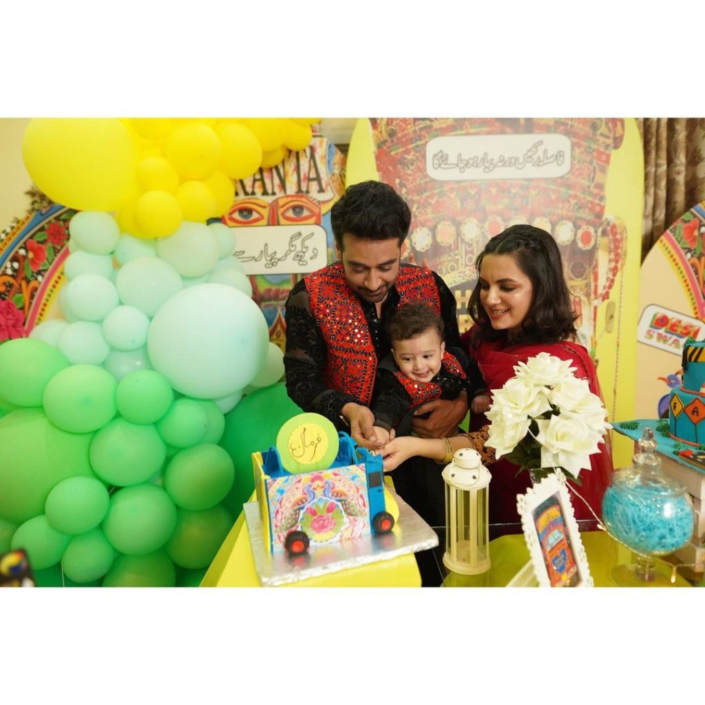 Faysal Qureshi Celebrates 1st Birthday Of His Son