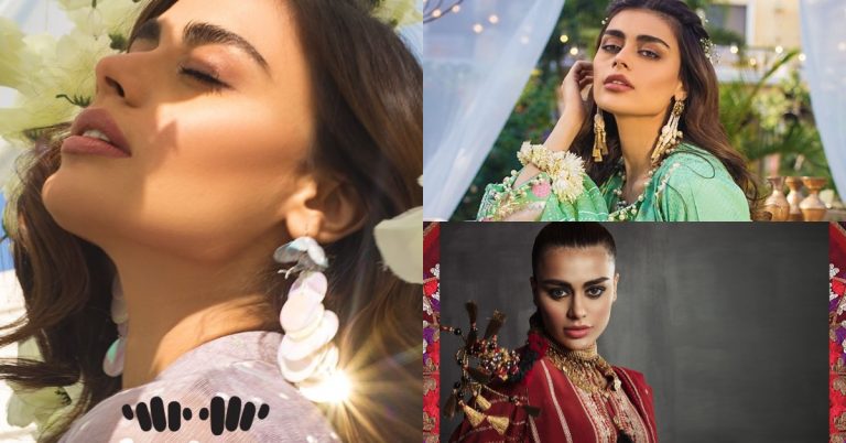 Exquisite Photos of Sadaf Kanwal in Khaadi’s Photoshoot