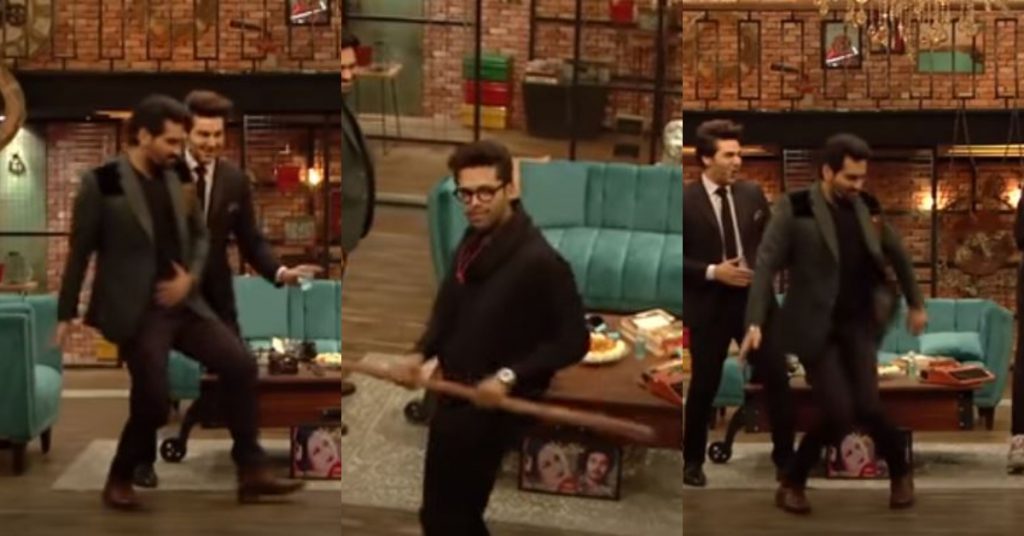 Humayun Saeed And Fahad Mustafa's Dance Moves Are Worth Watching