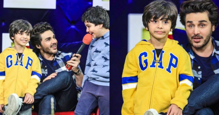 Latest Photos of Ahsan Khan With His Sons