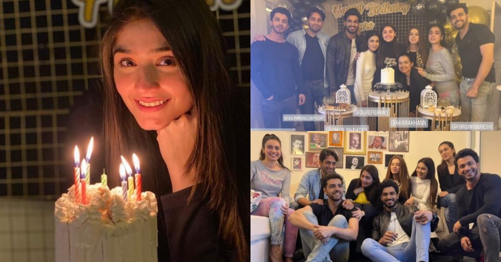 Dur-e-Fishan Saleem Celebrates Her Birthday With Her Co-Stars