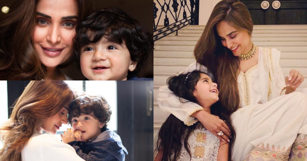 Never-seen Photos of Mehreen Syed With Her Kids and Family