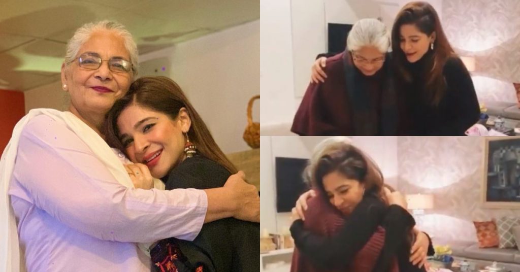 Ayesha Omer Flies To Lahore To Surprise Her Mother