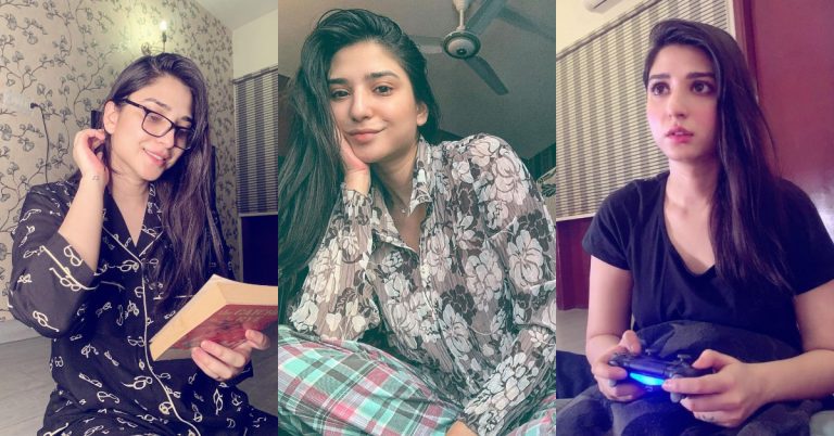 Casual Photos of Ramsha Khan at Her Home