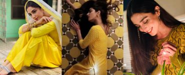 Vibrant Photos of Maya Ali in Yellow Dresses