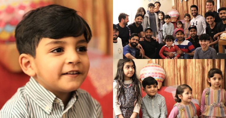 Sarfaraz Ahmed Celebrates His Son’s Birthday With His Team