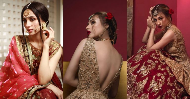 Lovely Photos of Mashal Khan in Bridal Wears