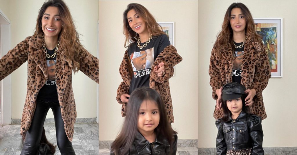 Hira Tareen Pictures With Daughter